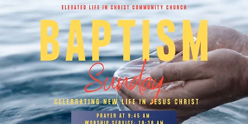 Baptism Sunday 