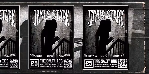Janus Stark, The Yacht Club, Pageant Mum and Boi Toi @ The Salty Dog Northwich - Thursday 12 November 2026