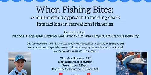 Sharks and recreational fisheries research presentation