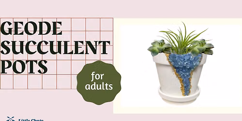 Geode Succulent Pots for Adults *Registration Required*