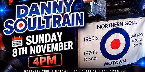 Sunday Funday with Danny SoulTrain at The Mother Shipton Sunday 8th November 4pm \ud83c\udfb6