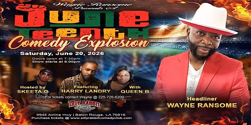 Silly Rabbit Comedy Club Presents Juneteenth Comedy Explosion