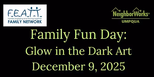 Family Fun Day: Glow in the Dark Art
