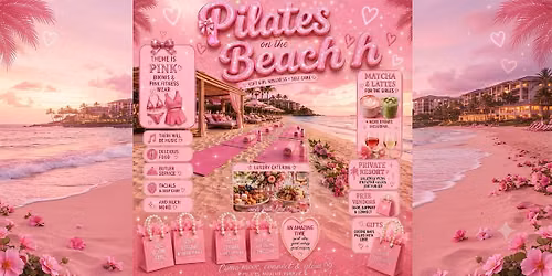 Pilates on the beach <3