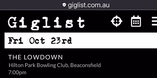 The LowDown at Hilton Park Bowling Club\u2026\u201dLet me hear you say yeah!\u201d\ud83d\ude0e