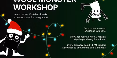 Icelandic Christmas Party with the Wool Monster Workshop!