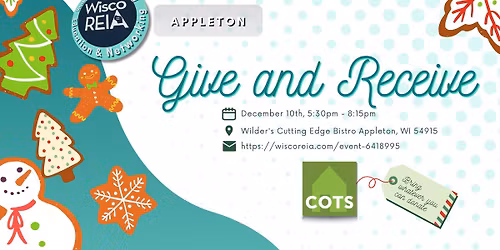 WiscoREIA Appleton: Christmas Party: Give & Receive