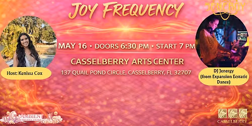 Ecstatic Dance Orlando - Soltar: Joy Frequency