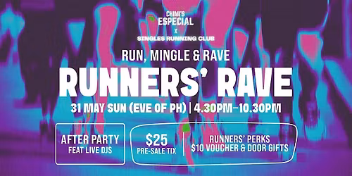 RUNNERS' RAVE: 5km run & rave by the bay!