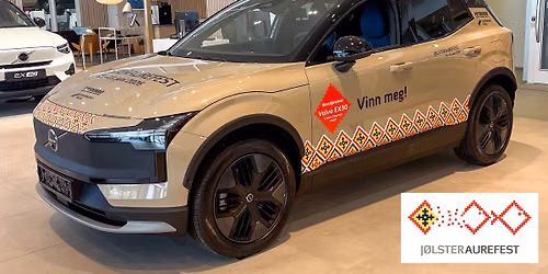 Vinn en Volvo EX30 Cross Country p\u00e5 J\u00f8lster Aurefest
