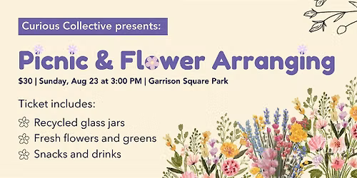 Picnic and Flower Arranging