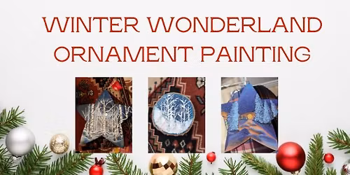 Winter Wonderland Ornament Painting