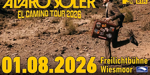 Alvaro Soler - El Camino Tour 2026 - 01.08.2026 - Freilichtb\u00fchne Wiemsoor