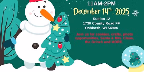 2025 Utica VFD Christmas Open House