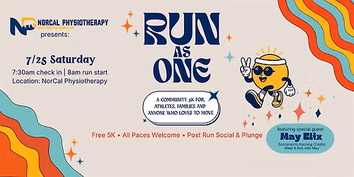 Run As One: Community 5k & Post Run Social