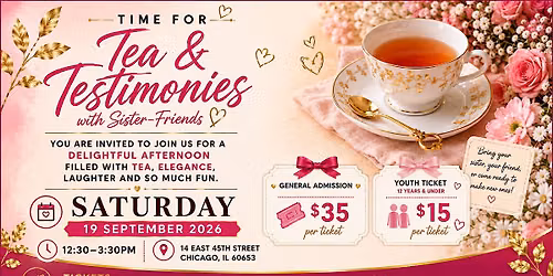 Tea & Testimonies with Sister-Friends