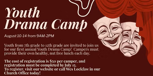 HUMC Youth Drama Camp