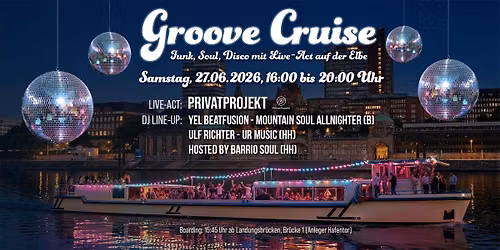 GROOVE CRUISE (Aftershow in der Washington Bar)