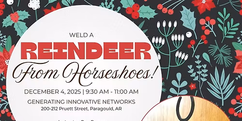 Weld a Reindeer from Horseshoes!