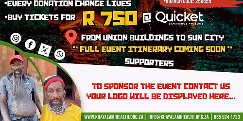 3rd Annual Surgery Drive Fundraising Campaign 200km Charity Walk