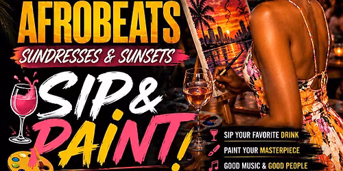 \u26bd PRETTY GIRLS LOVE SOCCER & AFROBEATS \u26bd WATCH PARTY SIP & PAINT