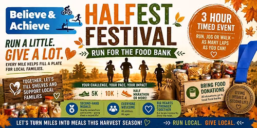 Halfest Festival Run for the Food Bank