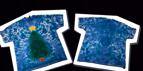 Tie Dye Christmas Trees