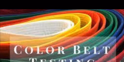 Color Belt Testing and Black Belt Mid Terms 