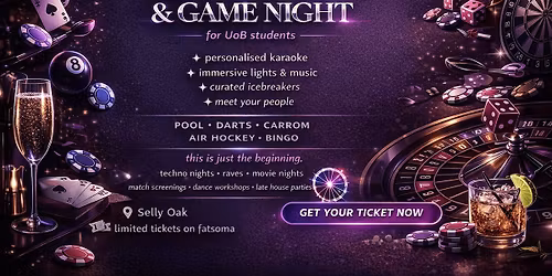 \ud83c\udfa4 KARAOKE &amp; GAME NIGHT \u2013 SELLY OAK \ud83c\udfae