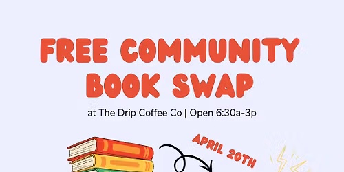 Free Community Book Swap at The Drip