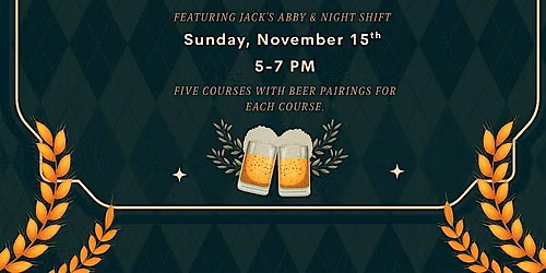 Brewer's & Jack's Abby Beer Dinner