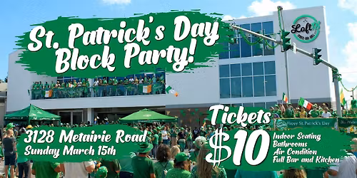 St. Paddy's Day Parade Block Party!