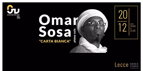 OMAR SOSA PIANO SOLO 'CARTA BIANCA'
