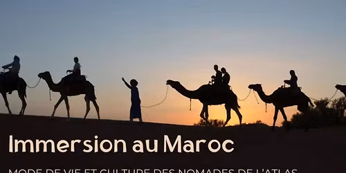 Trek nomade dans le d\u00e9sert Marocain