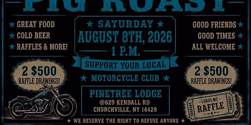 Lords MC Annual Pig Roast