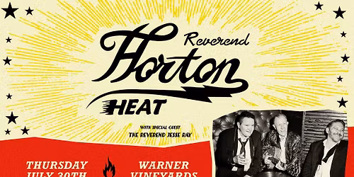 The Reverend Horton Heat at Warner Vineyards