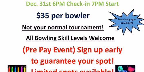 New Years Resolution Bowling Tournament