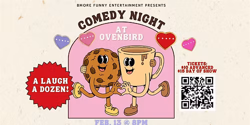 Comedy Night At Ovenbird! Presented By Bmore Funny Entertainment