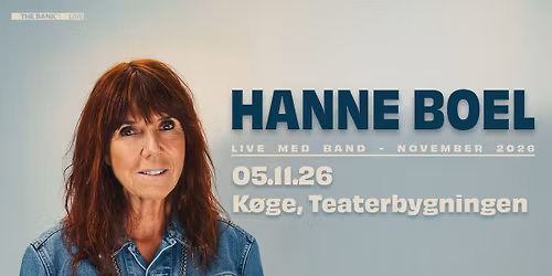 Hanne Boel m. Band | Bygningen, K\u00f8ge
