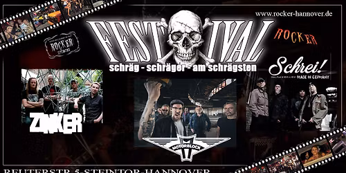 Ab 13Uhr Live ab 18Uhr "ROCKER-FESTIVAL 2026 ! " ...schr\u00e4g - schr\u00e4ger - am schr\u00e4gsten!!