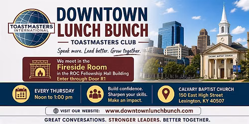 Downtown Lunch Bunch Toastmasters Club