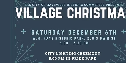 Haysville's Annual Village Christmas Celebration 2025