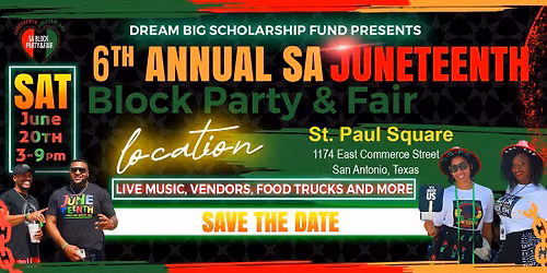6th Annual SA Juneteenth Block Party & Fair
