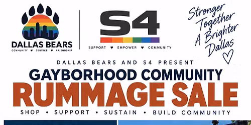 Gayborhood Community Rummage Sale