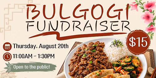 Center for Creative Living's Bulgogi Fundraiser