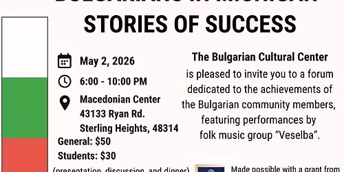 Bulgarians in Michigan - Stories of Success  
