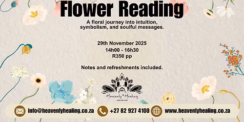 Flower Readings, the language of petals and spirit
