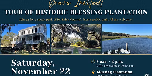 Public Tour of Historic Blessing Plantation