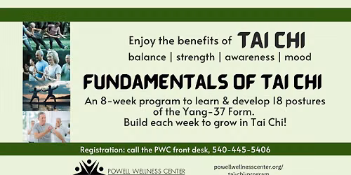 Fundamentals of Tai Chi (8 classes)