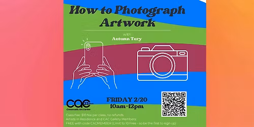 How to Photograph your Artwork